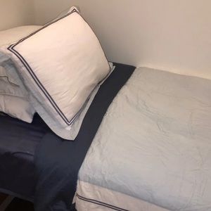 Twin Sized Nautical Down Comforter w. Sham